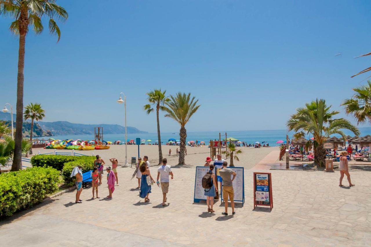 Ferienwohnung Burriana Playa Ibnsadi Nerja Exterior foto
